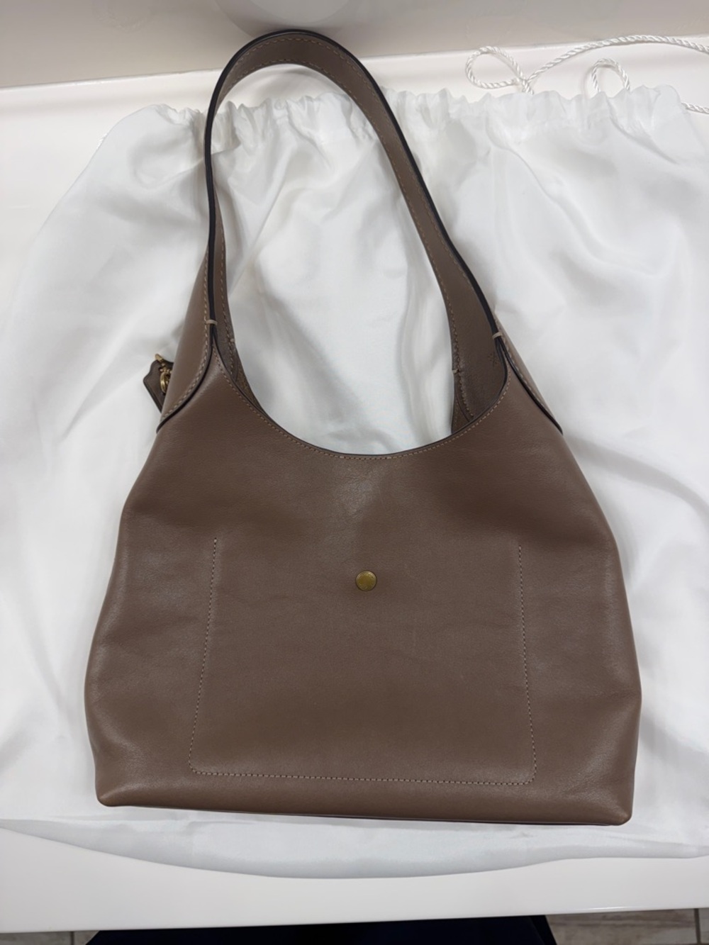 Coach Brown Dark Stone Brooklyn bag 28 - Picture 3 of 12